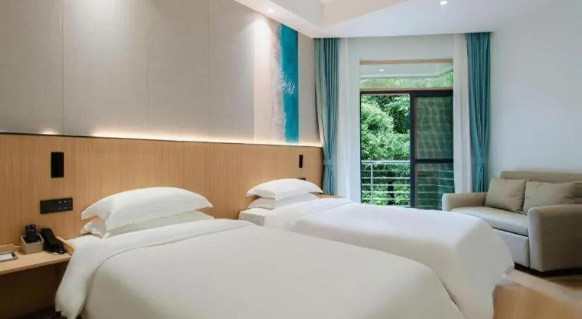 Bed in ZTE Hotel Shenzhen