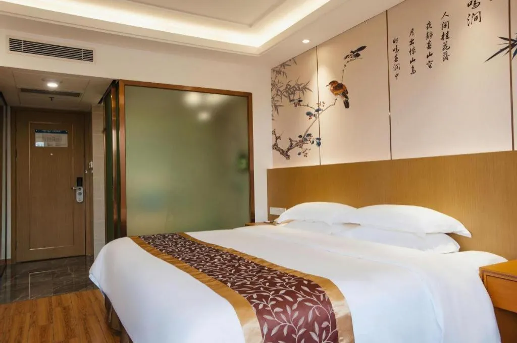 Bed in ZTE Hotel Shenzhen