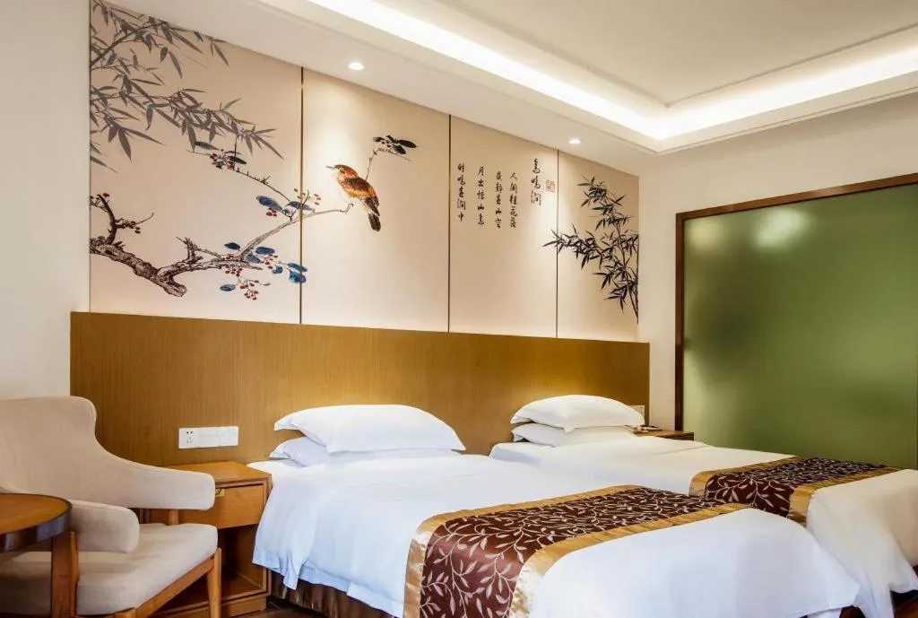 Bed in ZTE Hotel Shenzhen