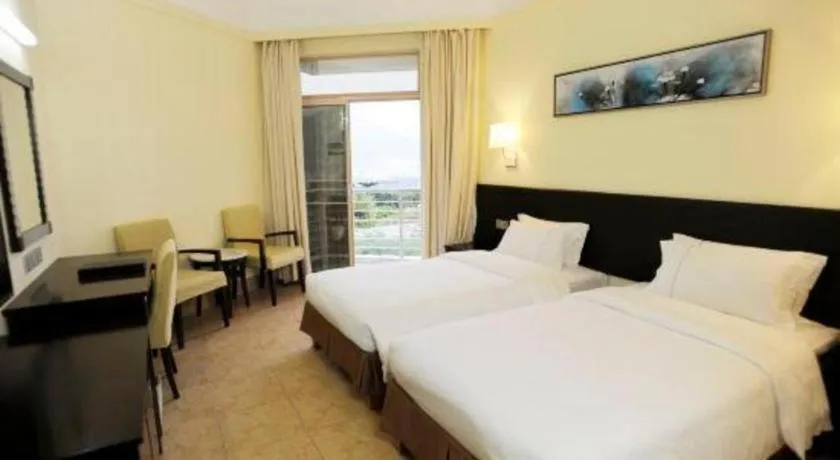 Bed in ZTE Hotel Shenzhen