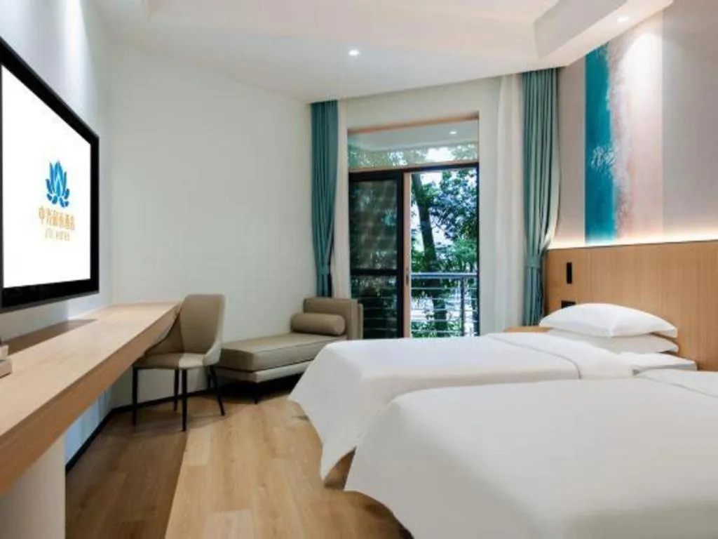 Bed in ZTE Hotel Shenzhen