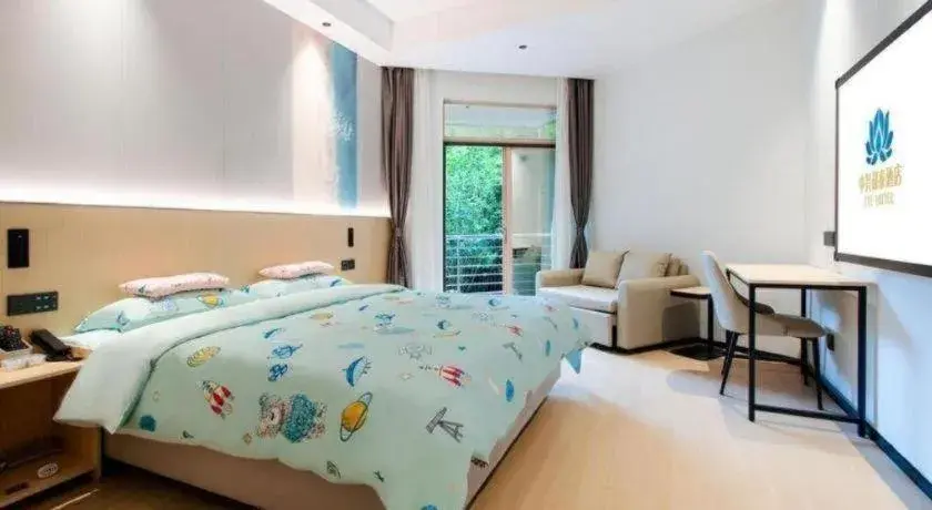 Bed in ZTE Hotel Shenzhen Bed in ZTE Hotel Shenzhen