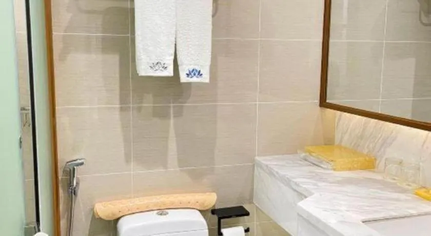 Bed in ZTE Hotel Shenzhen