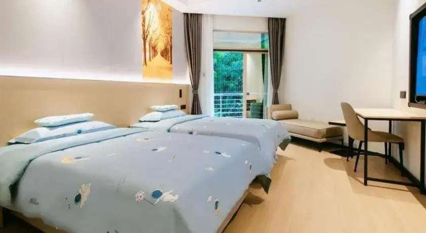 Bed in ZTE Hotel Shenzhen Bed in ZTE Hotel Shenzhen