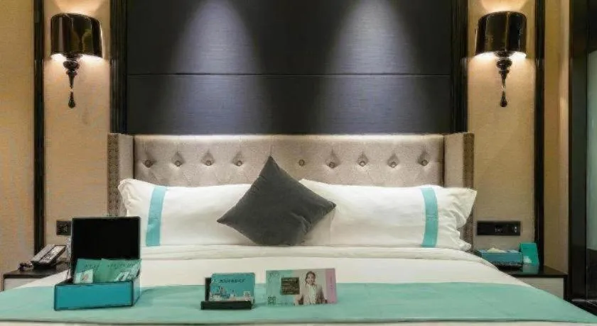 Bed in Xana Hotelle·Shanghai Expo Park Xizang Nan Road