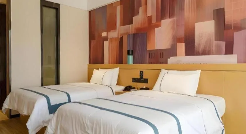 Bed in City Comfort Inn Baise Jinxiuguoji