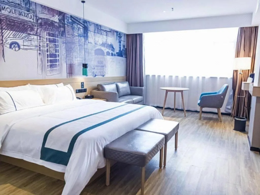 Bed in City Comfort Inn Jingzhou Gongan Chengshi Square