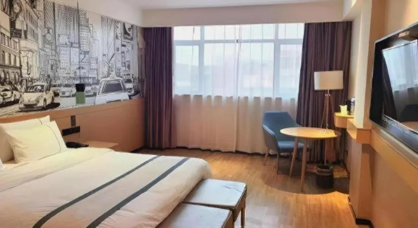 Bed in City Comfort Inn Jingzhou Gongan Chengshi Square