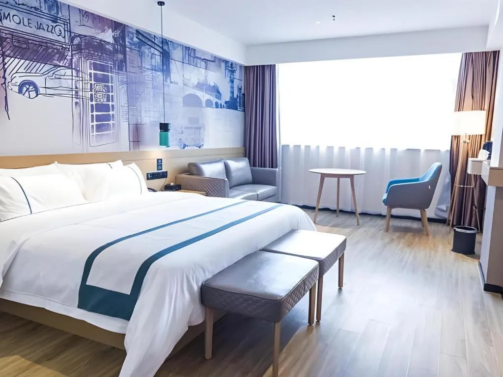 Bed in City Comfort Inn Jingzhou Gongan Chengshi Square