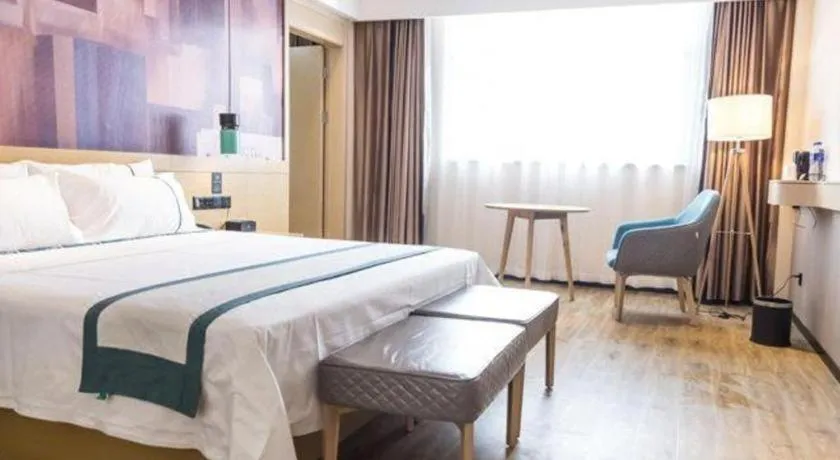 Bed in City Comfort Inn Jingzhou Gongan Chengshi Square