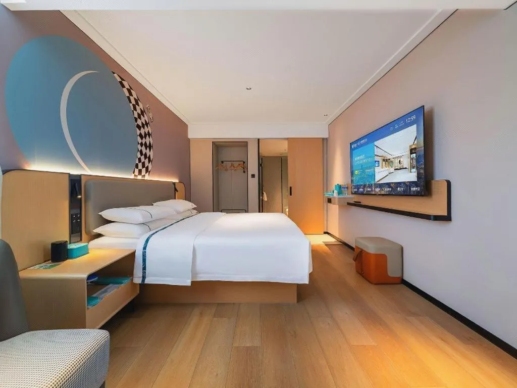 Bed in City Comfort Inn Wuhan Jianghan Road Jiali Square