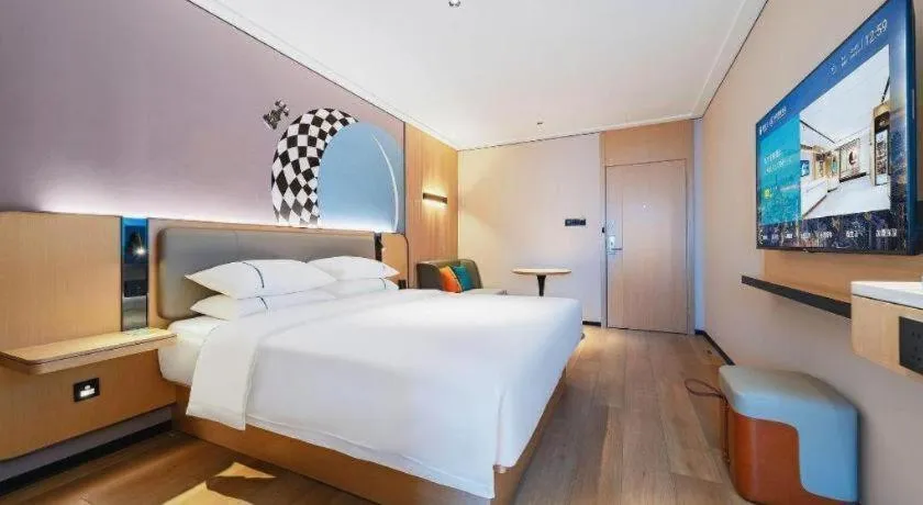 Bed in City Comfort Inn Wuhan Jianghan Road Jiali Square