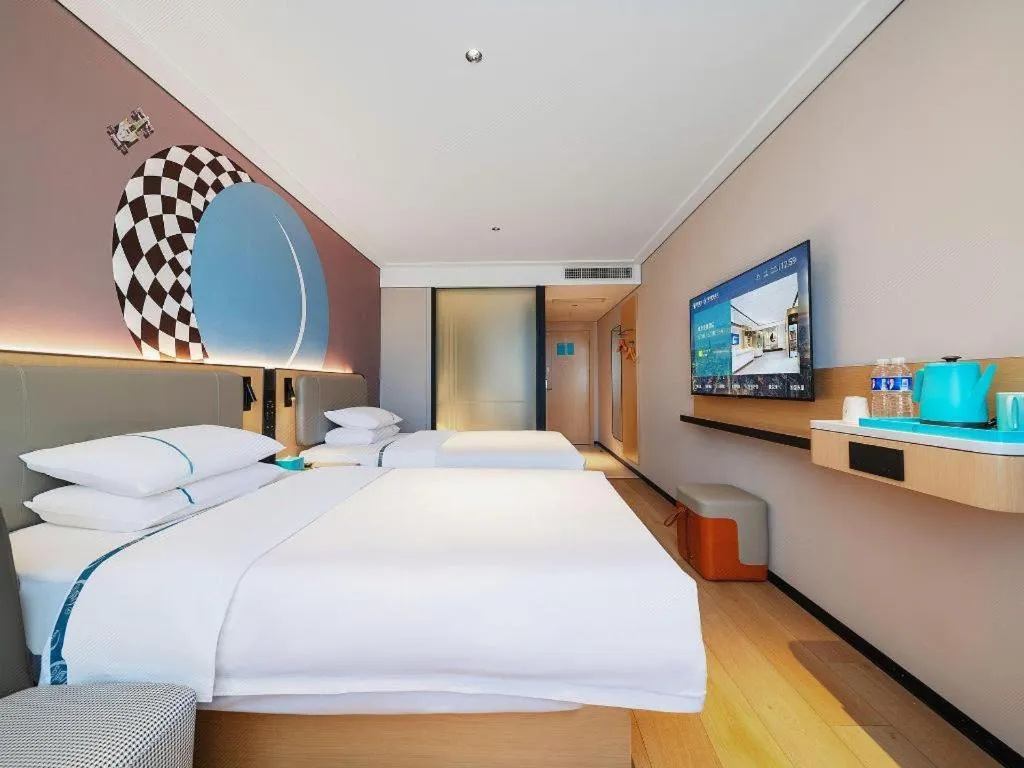 Bed in City Comfort Inn Wuhan Jianghan Road Jiali Square