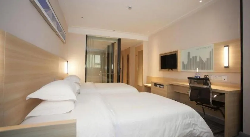 Bed in City Comfort Inn Foshan Nanhai Avenue Guicheng Metro Station