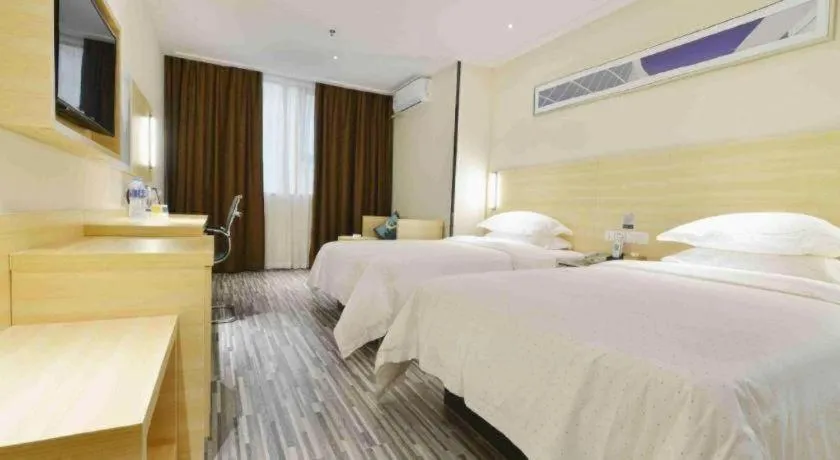 Bed in City Comfort Inn Foshan Nanhai Avenue Guicheng Metro Station