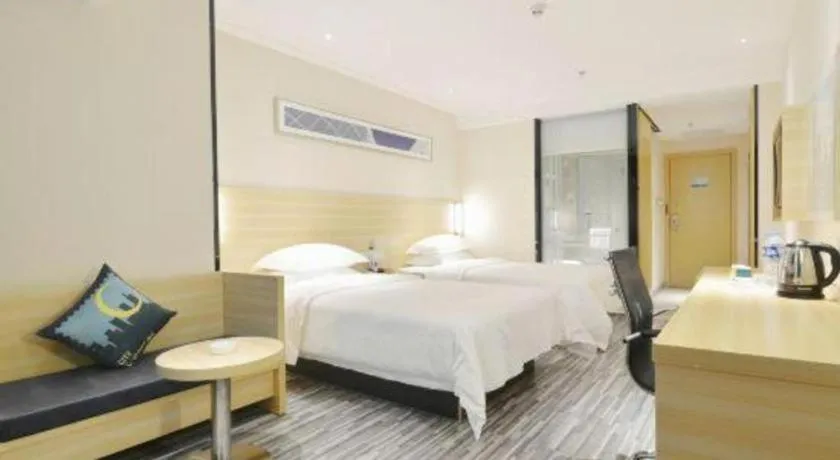 Bed in City Comfort Inn Foshan Nanhai Avenue Guicheng Metro Station