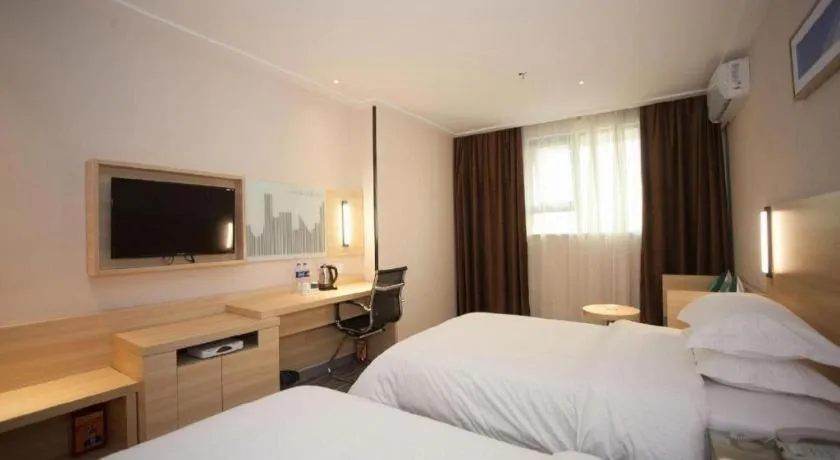 Bed in City Comfort Inn Foshan Nanhai Avenue Guicheng Metro Station