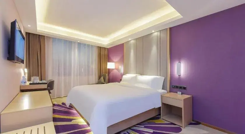 Bed in Lavande Hotel Chongqing Xinghui Liangjiang Happiness Plaza Bed in Lavande Hotel Chongqing Xinghui Liangjiang Happiness Plaza
