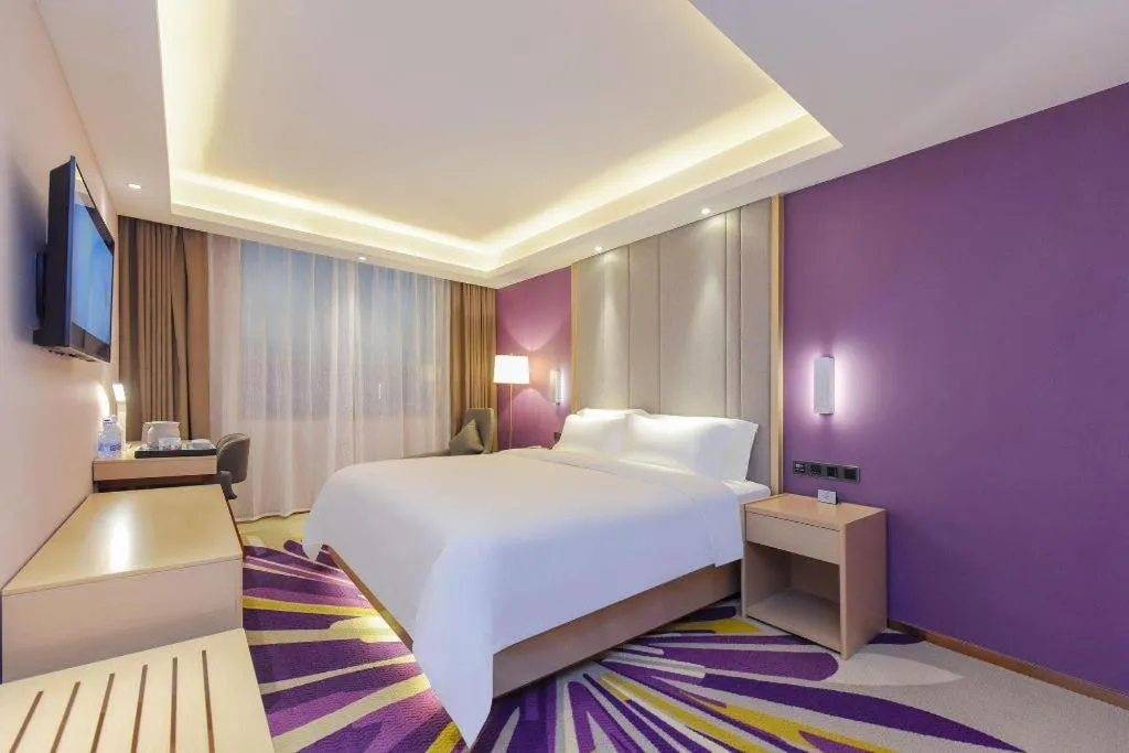Bed in Lavande Hotel Chongqing Xinghui Liangjiang Happiness Plaza