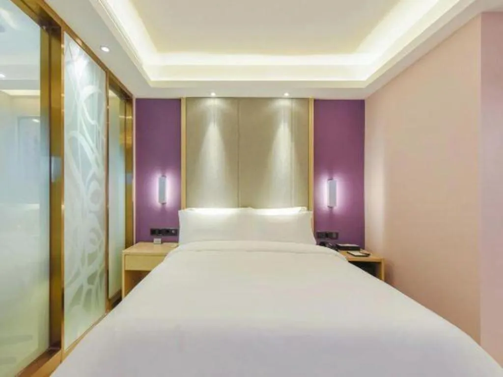 Bed in Lavande Hotel Chongqing Xinghui Liangjiang Happiness Plaza