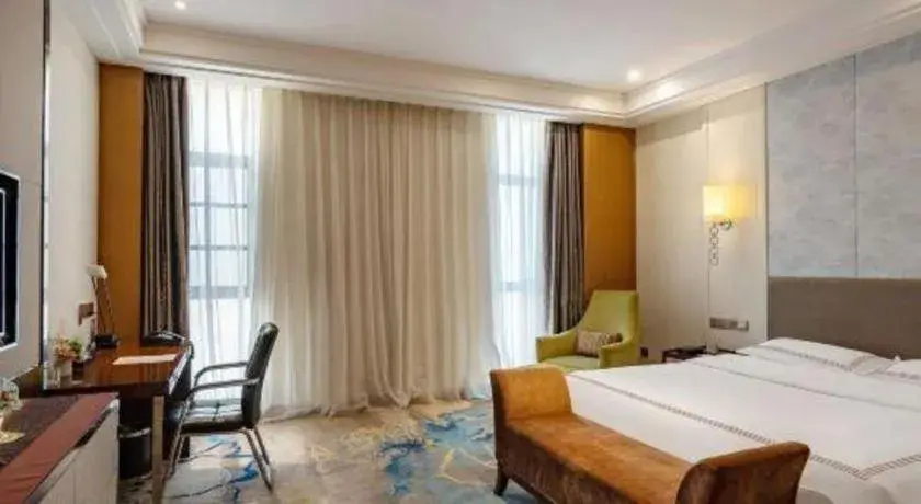 Bed in Shanghai Manhattan Hotel Minhang Bed in Shanghai Manhattan Hotel Minhang