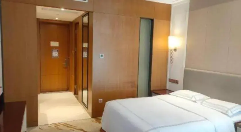 Bed in Shanghai Manhattan Hotel Minhang Bed in Shanghai Manhattan Hotel Minhang