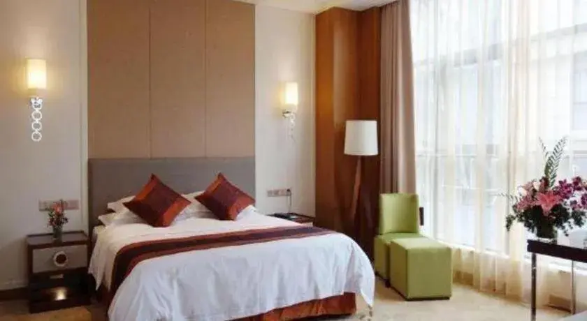 Bed in Shanghai Manhattan Hotel Minhang Bed in Shanghai Manhattan Hotel Minhang