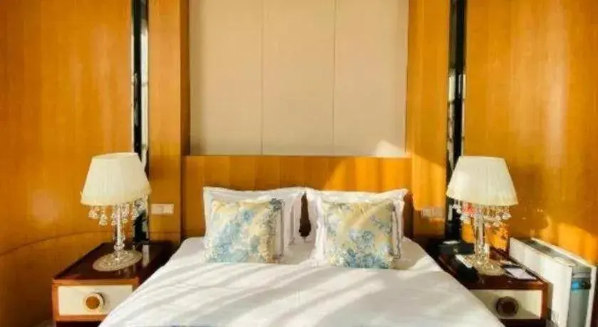 Bed in Shanghai Manhattan Hotel Minhang Bed in Shanghai Manhattan Hotel Minhang