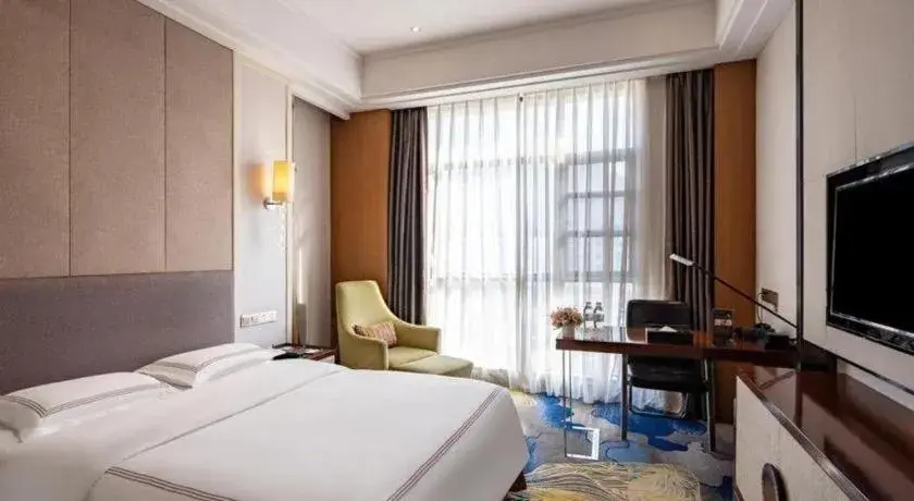 Bed in Shanghai Manhattan Hotel Minhang Bed in Shanghai Manhattan Hotel Minhang