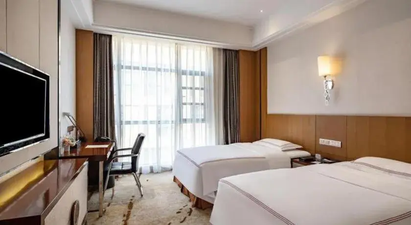 Bed in Shanghai Manhattan Hotel Minhang Bed in Shanghai Manhattan Hotel Minhang