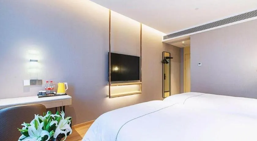 Bed in Jinjiang Inn Wuhan Linjiaohu Wanda Branch