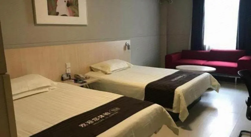 Bed in Jinjiang Inn Wuhan Linjiaohu Wanda Branch