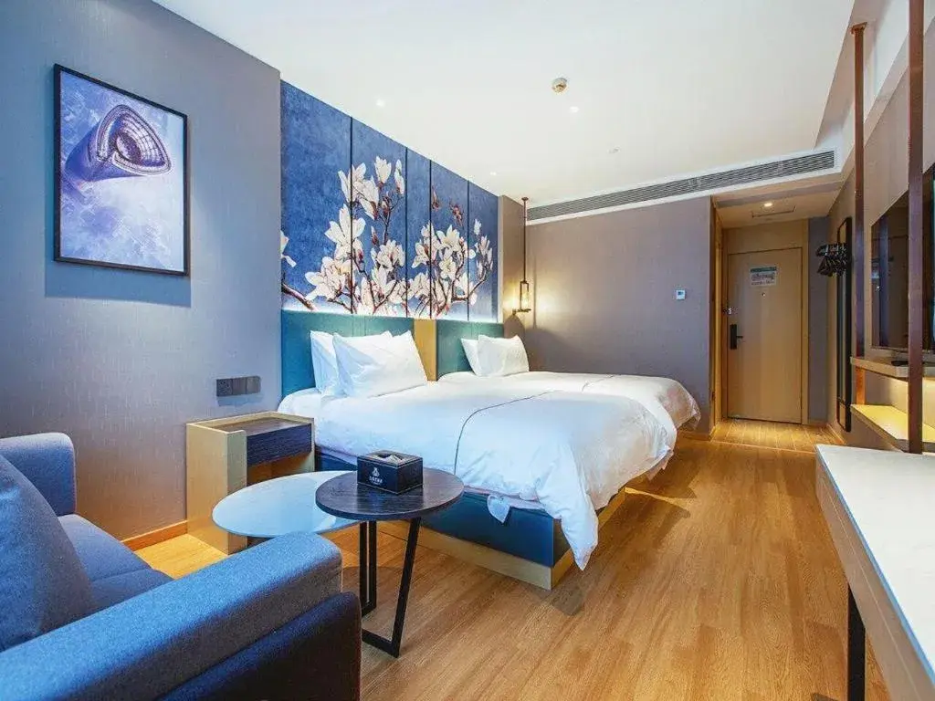 Bed in Jinjiang Inn Wuhan Linjiaohu Wanda Branch Bed in Jinjiang Inn Wuhan Linjiaohu Wanda Branch