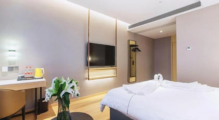 Bed in Jinjiang Inn Wuhan Linjiaohu Wanda Branch