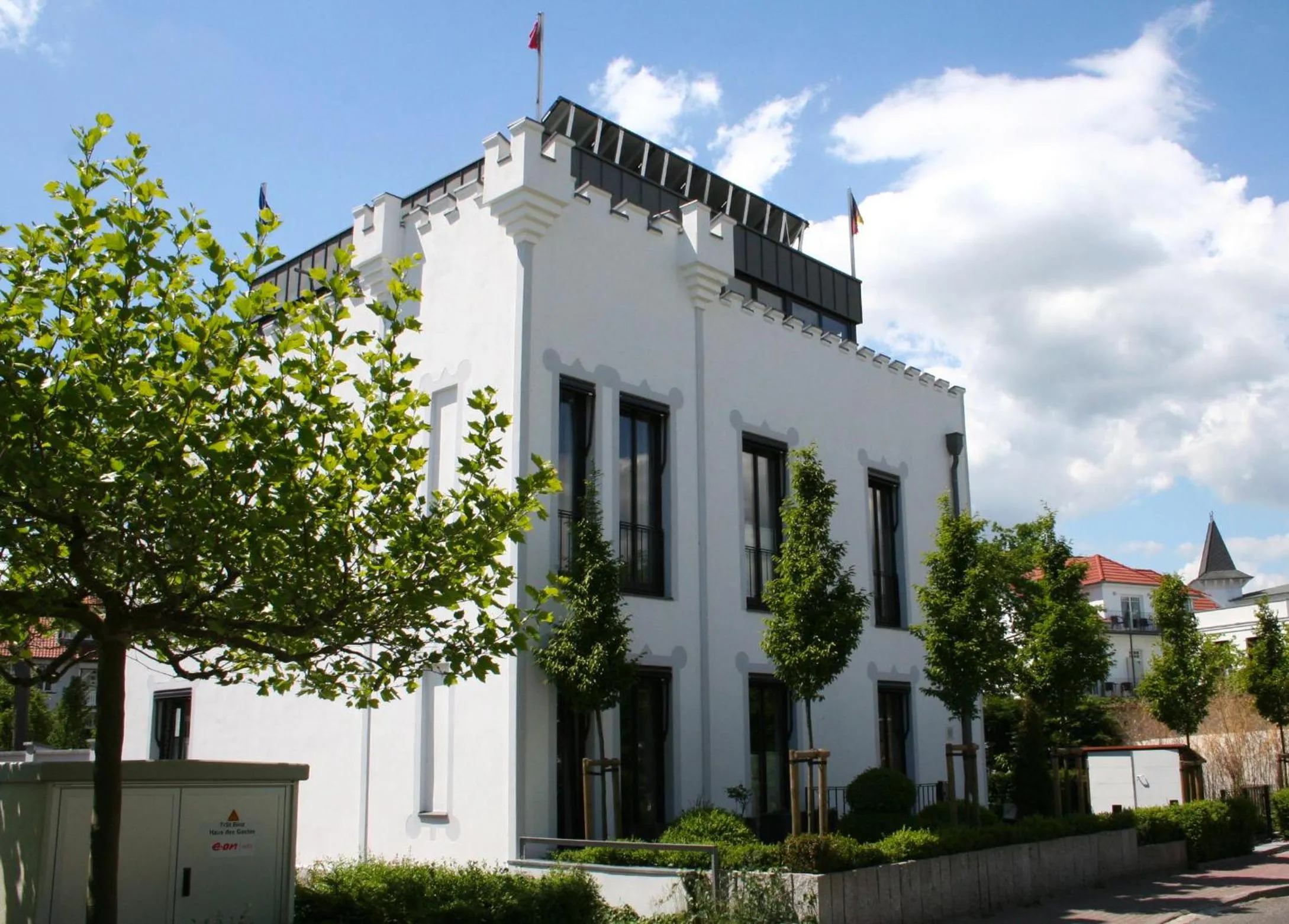 Facade/entrance in Villa Tusculum in Binz