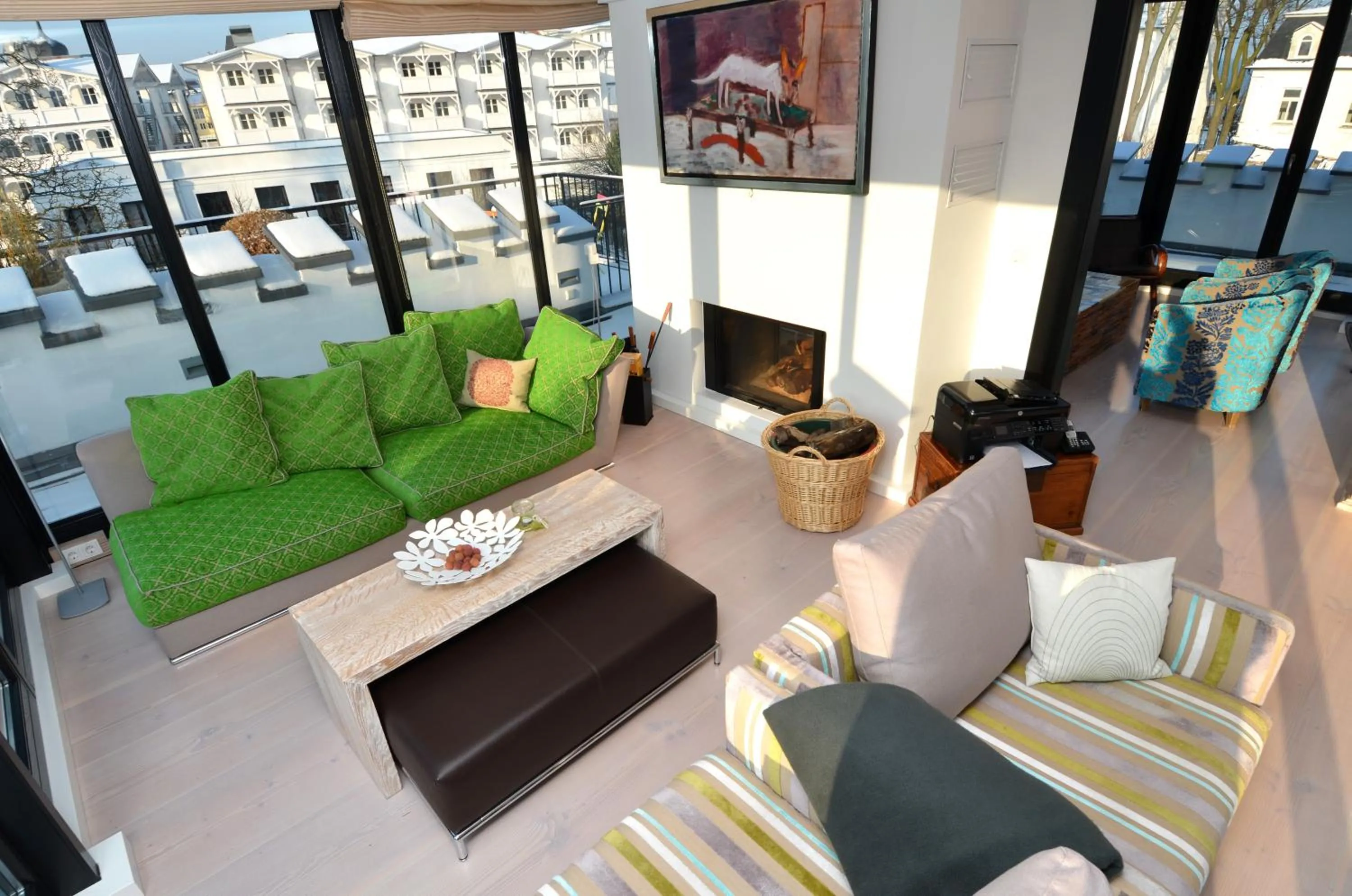Living room in Villa Tusculum in Binz