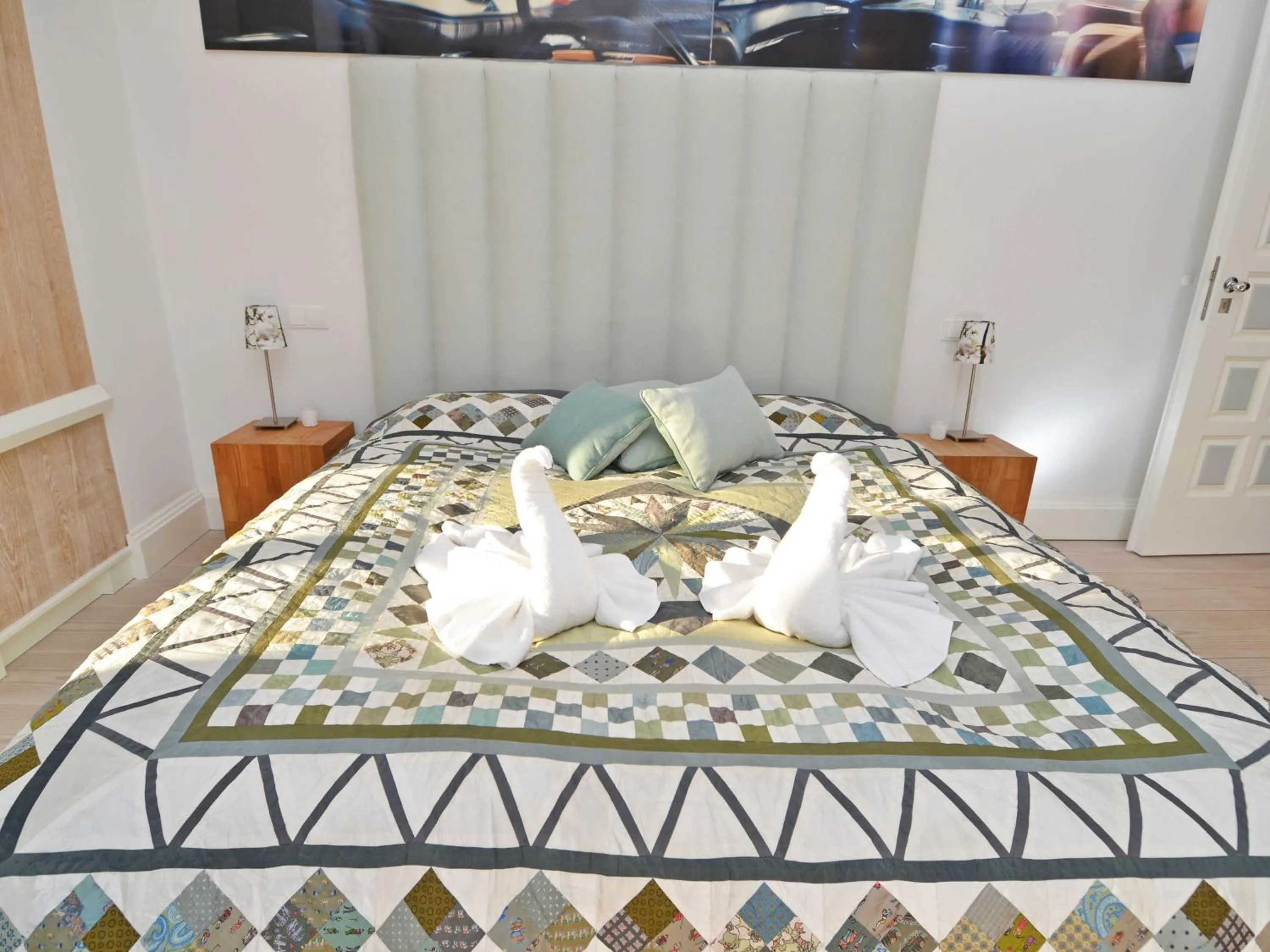 Bed in Villa Tusculum in Binz