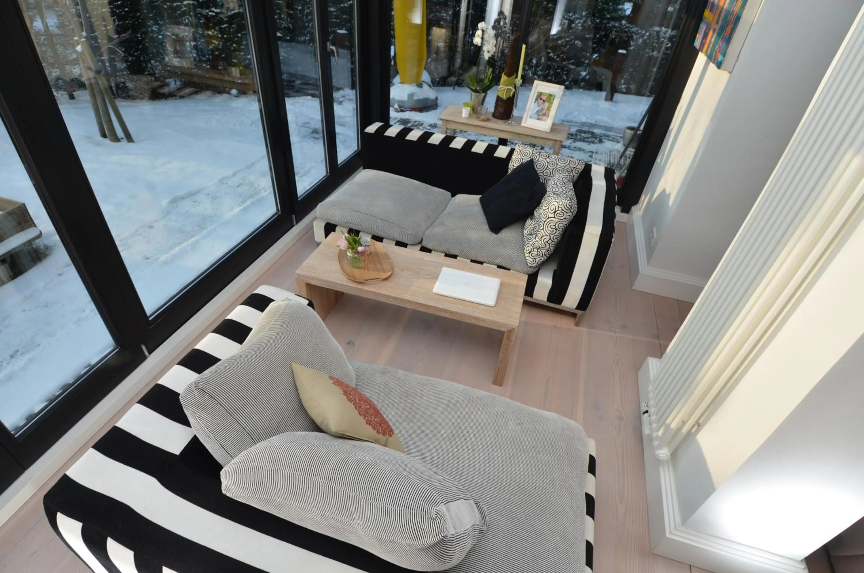 Living room in Villa Tusculum in Binz