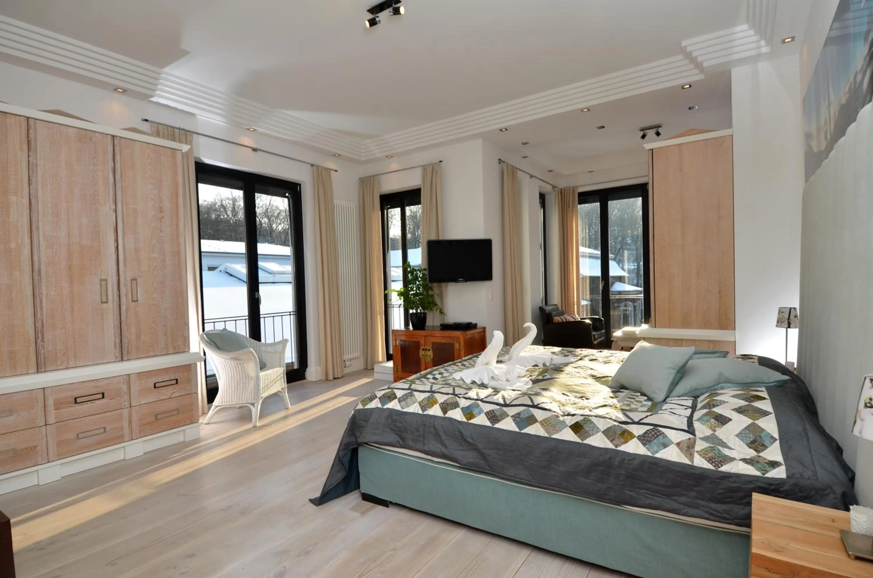 Photo of the whole room, Bed in Villa Tusculum in Binz
