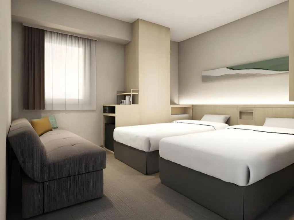 Bed in Hotel IL FIORE Kasai ANNEX