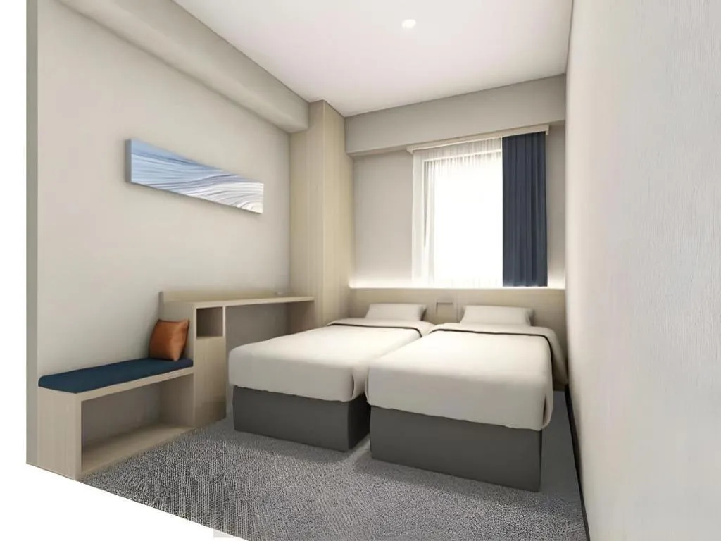 Bed in Hotel IL FIORE Kasai ANNEX