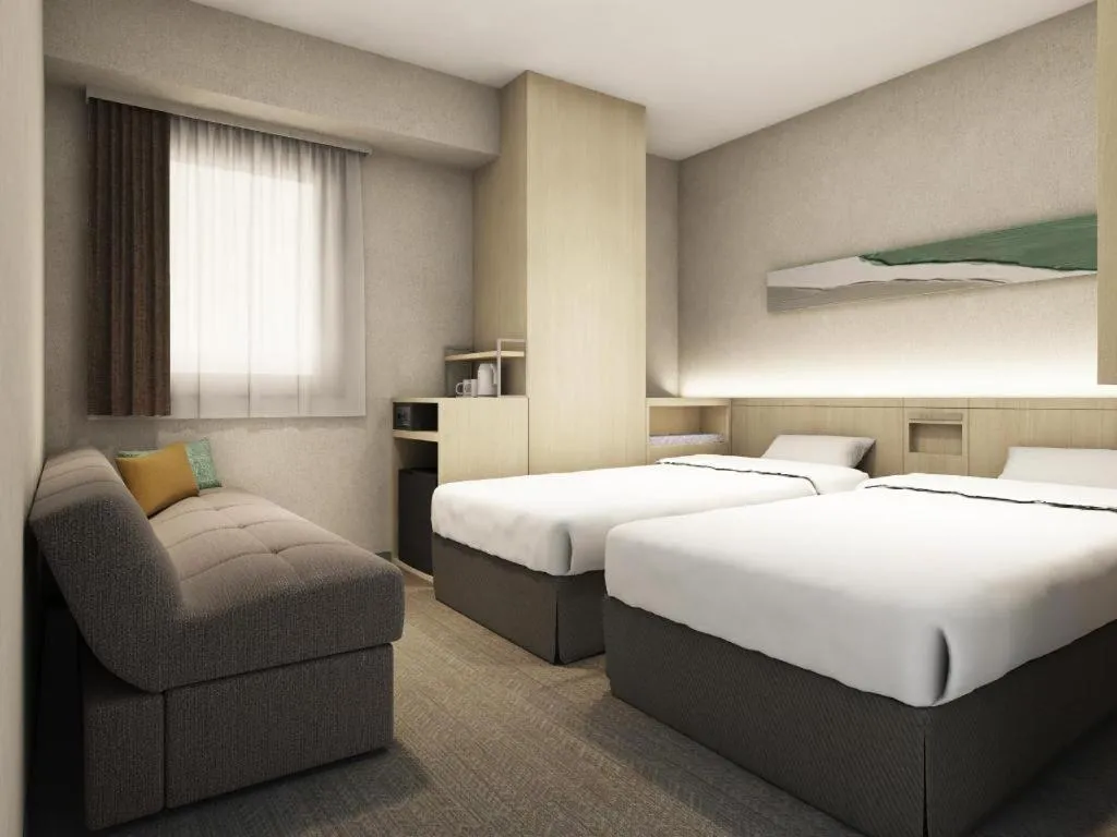 Bed in Hotel IL FIORE Kasai ANNEX