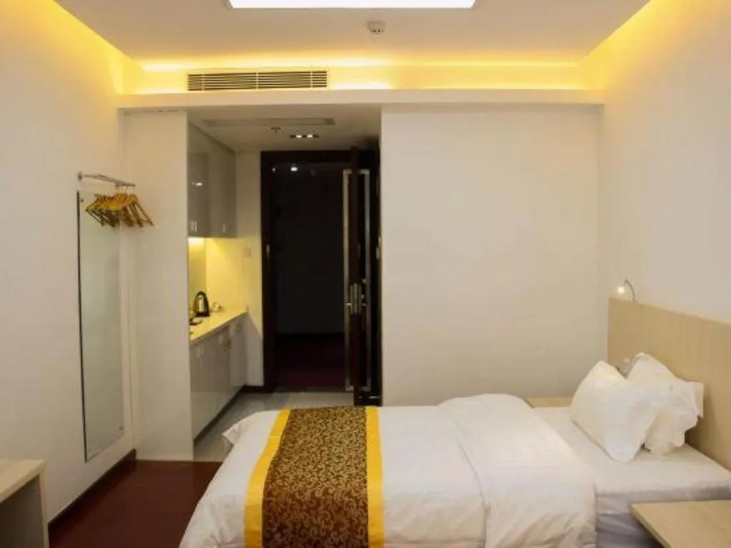 Bed in Guangzhou Hailian Hotel - Haizhu District Binjiang East Road Metro Station