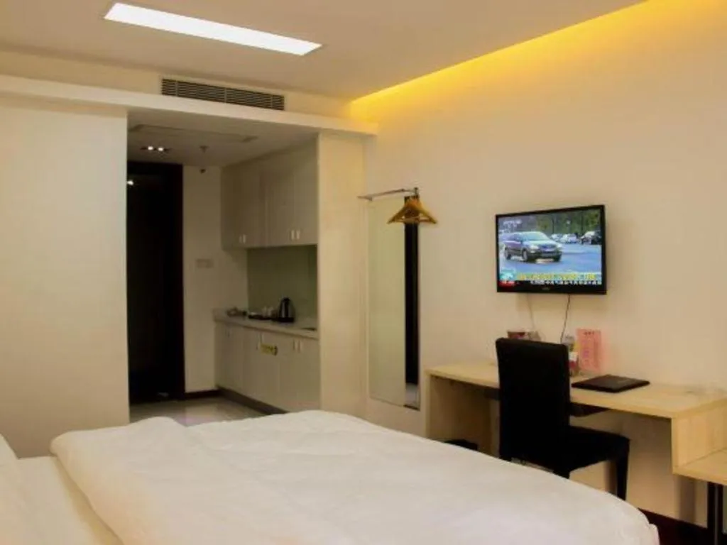 Bed in Guangzhou Hailian Hotel - Haizhu District Binjiang East Road Metro Station