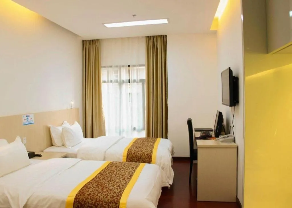 Bed in Guangzhou Hailian Hotel - Haizhu District Binjiang East Road Metro Station