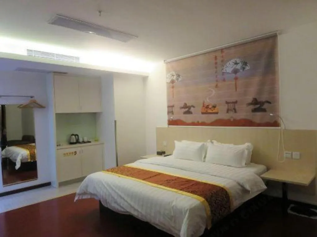 Bed in Guangzhou Hailian Hotel - Haizhu District Binjiang East Road Metro Station