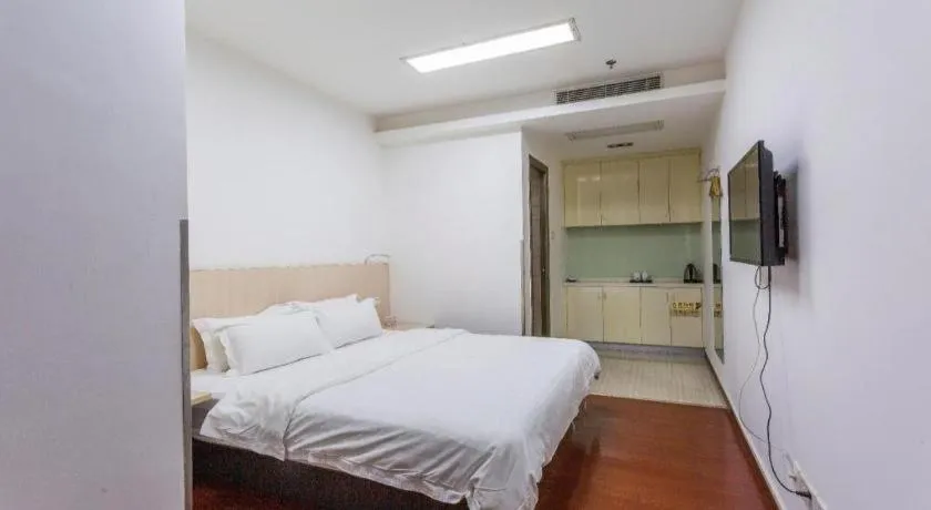 Bed in Guangzhou Hailian Hotel - Haizhu District Binjiang East Road Metro Station