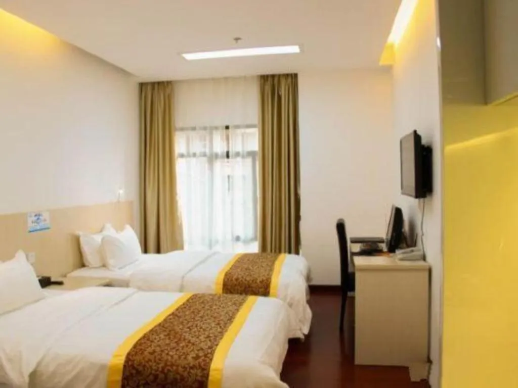 Bed in Guangzhou Hailian Hotel - Haizhu District Binjiang East Road Metro Station