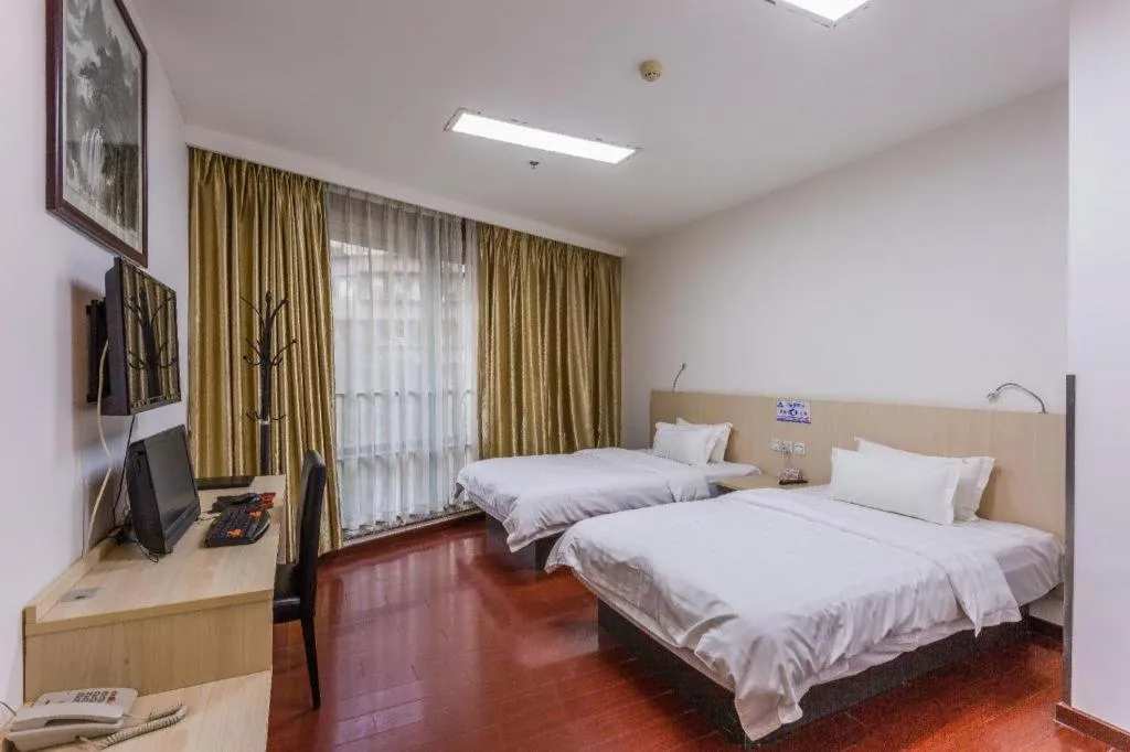 Bed in Guangzhou Hailian Hotel - Haizhu District Binjiang East Road Metro Station