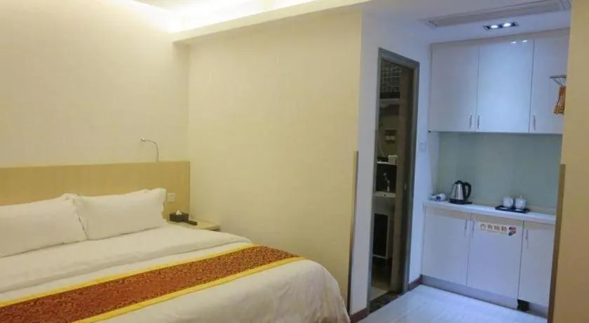Bed in Guangzhou Hailian Hotel - Haizhu District Binjiang East Road Metro Station
